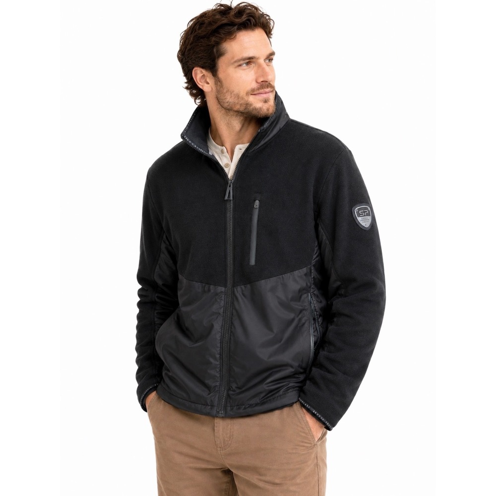 Sportalm Kitzbuhel John Wool Nylon Hybrid Austrian Jacket Black Mens Size 46/XXL